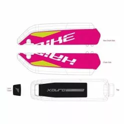 Adesivi Haibike Batteria Bosch 2014-2017 -Vendite Ricambi Ebike adesivi haibike batteria bosch 2014 2017 4