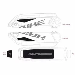 Adesivi Haibike Batteria Bosch 2014-2017 -Vendite Ricambi Ebike adesivi haibike batteria bosch 2014 2017 8