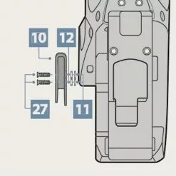Lapierre Rasamento Per Guidacatena Con Spessore 1 Mm Bosch OVV GLP 2 -Vendite Ricambi Ebike lapierre distanziatore guidacatena con spessore 1 mm 1