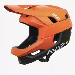 POC Otocon Race Mips Casco Integrale MTB Enduro Arancio Nero