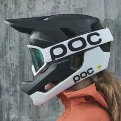 POC Otocon Race Mips Casco Integrale MTB Enduro Nero Bianco -Vendite Ricambi Ebike poc otocon race mips casco integrale mtb enduro nero bianco 5