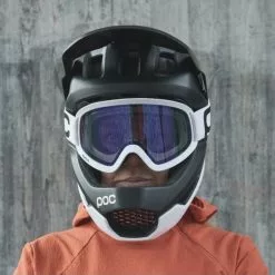POC Otocon Race Mips Casco Integrale MTB Enduro Nero Bianco -Vendite Ricambi Ebike poc otocon race mips casco integrale mtb enduro nero bianco 6