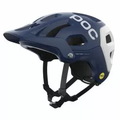 POC Tectal Race MIPS Casco MTB Enduro Blu/Bianco