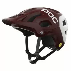 POC Tectal Race MIPS Casco MTB Enduro Rosso/Bianco