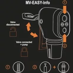 SKS MV Easy Head Multivalvola Per Ricambio Pompe -Vendite Ricambi Ebike sks mv easy head multivalvola per ricambio pompe 3